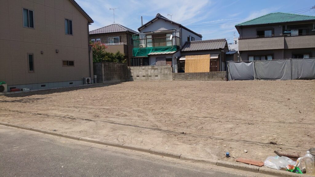 基礎から見せる家（地盤・配筋・打設）（デモ） 施工前